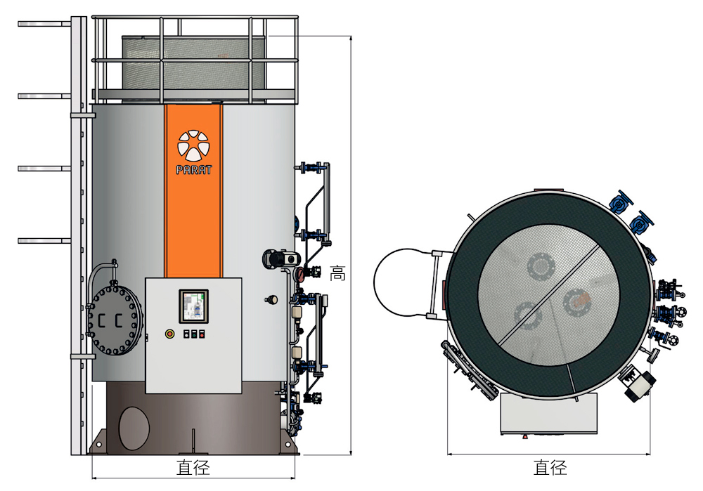 PARAT IEH 高压电极锅炉 用于蒸汽和热水