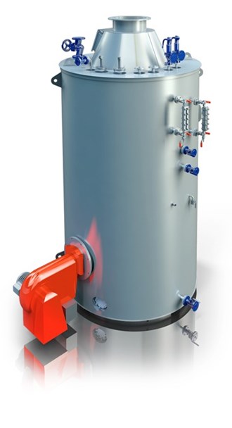 Steam boiler module for winterization of drilling rig
